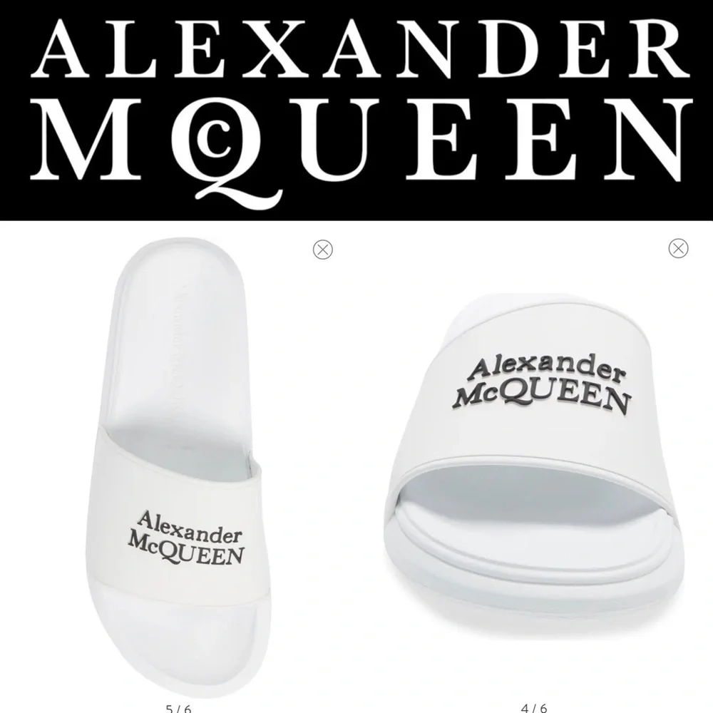SOLD 💕New!! Alexander McQueen pool slides 💕 - Picture 2 of 8